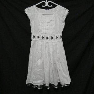 E & YOU size 3 short sleeve dress, zip side